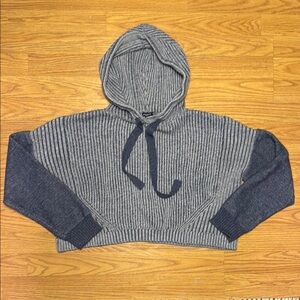 Splendid crop hoodie sweater